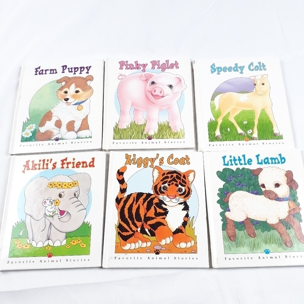 Set of 6 Favorite Animal Stories Hardcover Books